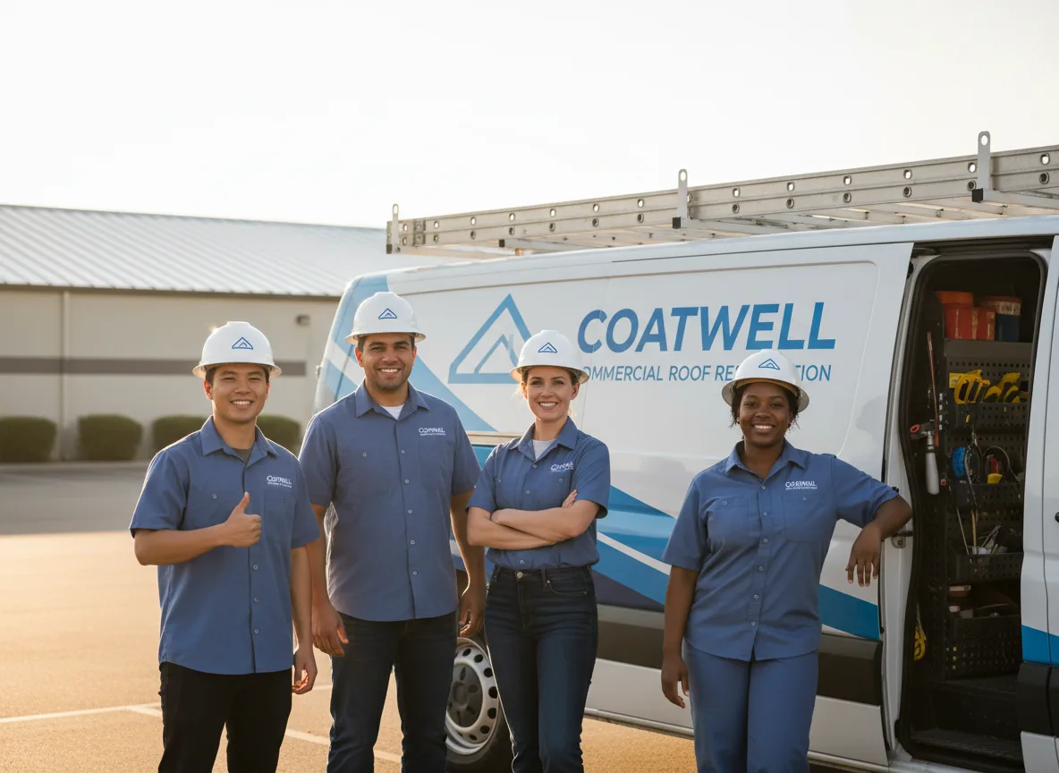 Commercial roof coating company in Evans, CO